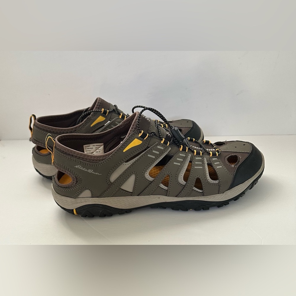Eddie Bauer Eastport Gray Lace Water Shoes US Size 12M Summer Sandals